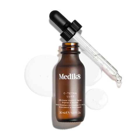 Medik8 C-Tetra Luxe 30ml serum witamina C 14% THD skwalan olejek z marakui żeń-szeń rozświetlające odżywcze